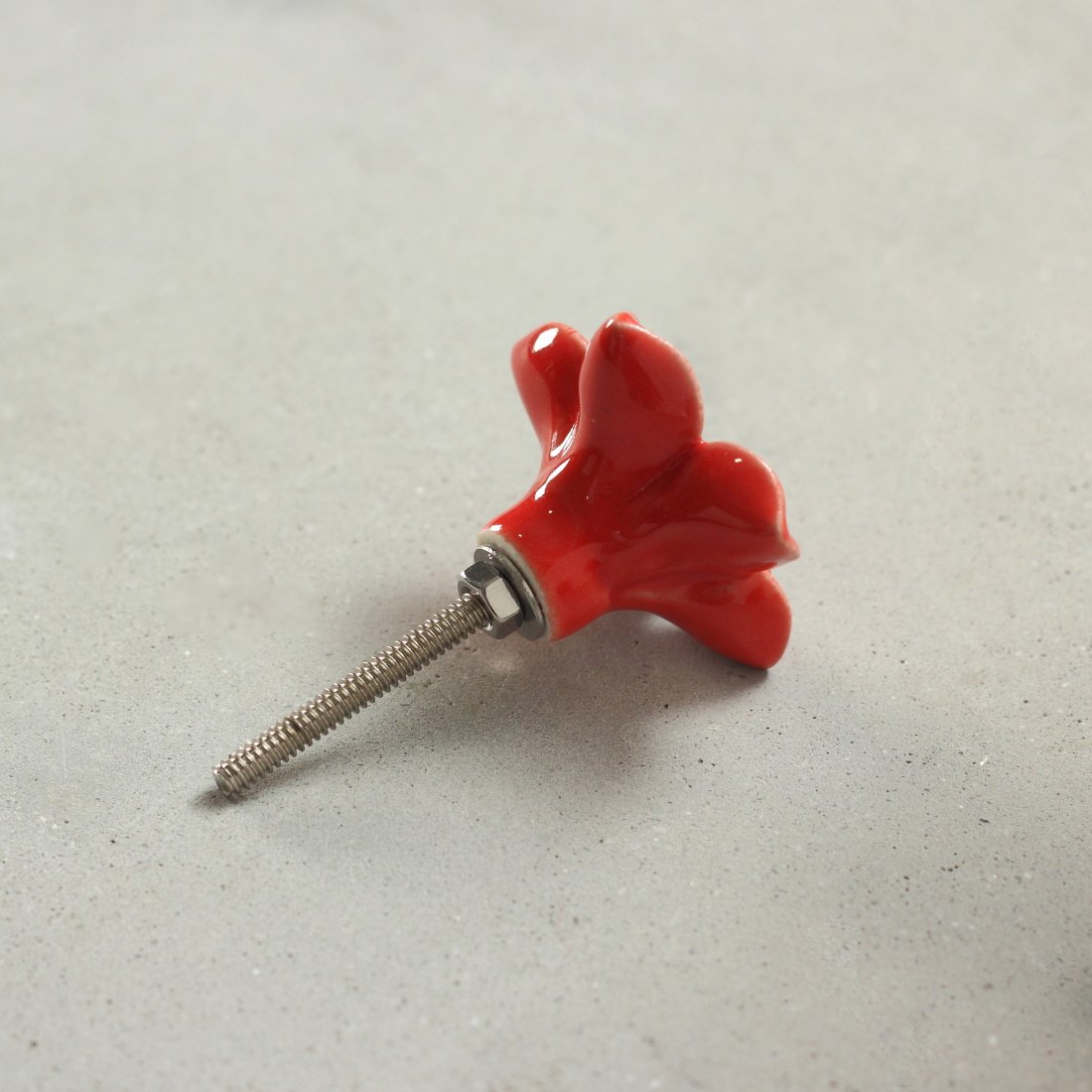 Cherry Blossom Flower Ceramic Knob – Stylish Cupboard & Drawer Handle for Kids’ Room