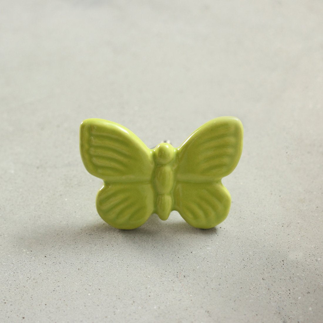 Fly High Butterfly Ceramic Knob – Stylish Cupboard & Drawer Handle for Kids’ Room