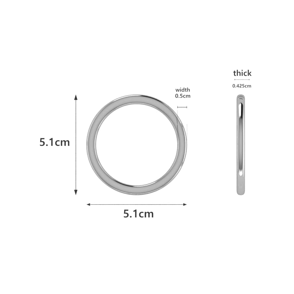 Silver Plated Baby Rattle Two Ring teether