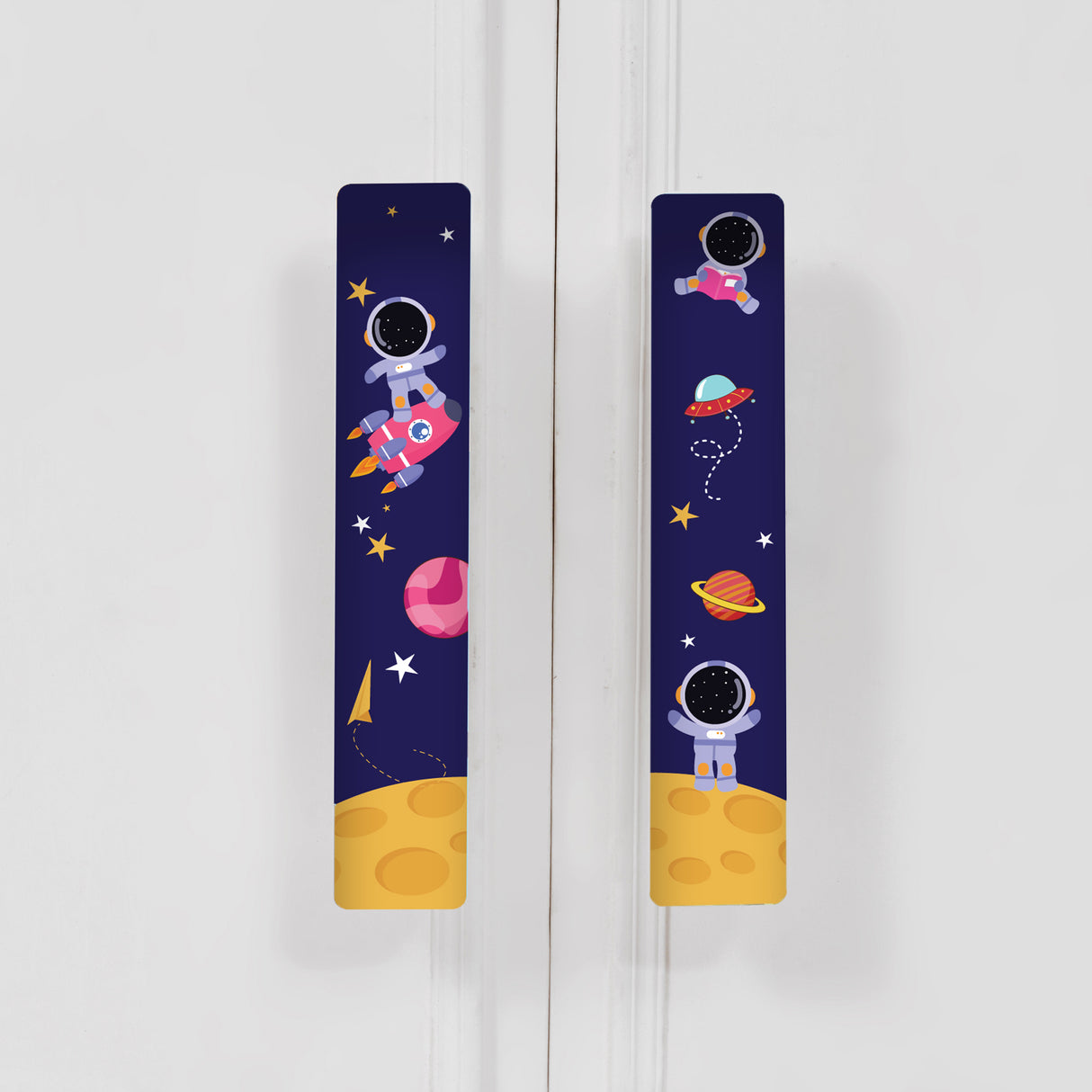 Space Love Wooden Cupboard Handle / Drawer – Handcrafted Kids Room Hardware | Pinch of Pretty