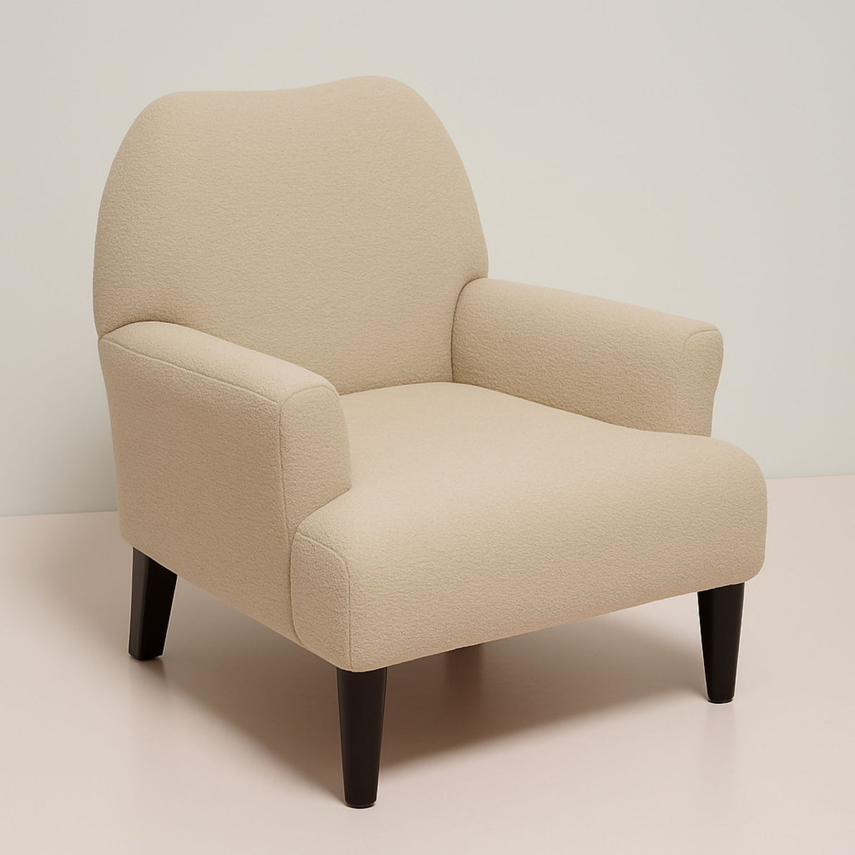 Contemporary Teddy Fabric Accent Chair | Pinch of Pretty