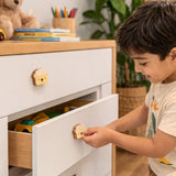 Sheep Wooden Drawer Knob– Handcrafted Kids Room Hardware | Pinch of Pretty