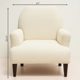 Contemporary Teddy Fabric Accent Chair | Pinch of Pretty