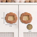 Lion Wood & Cane Cupboard Handles / Drawer – Handcrafted Kids Room Hardware | Pinch of Pretty