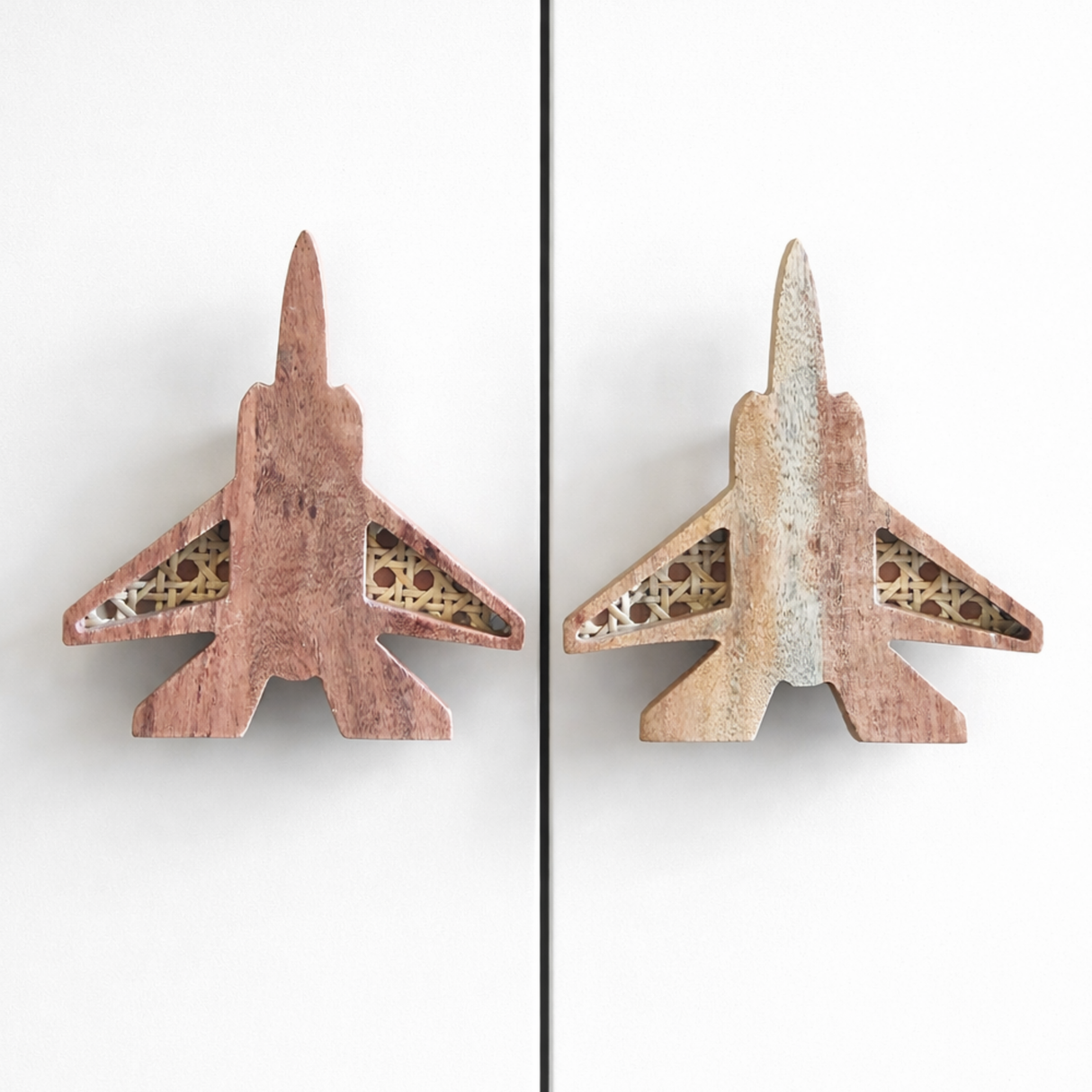 Fighter Jet Wood & Cane Handles