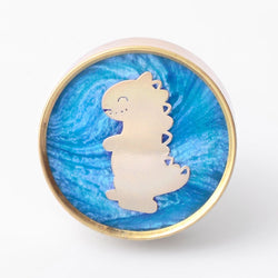 BRASS DINO KNOB