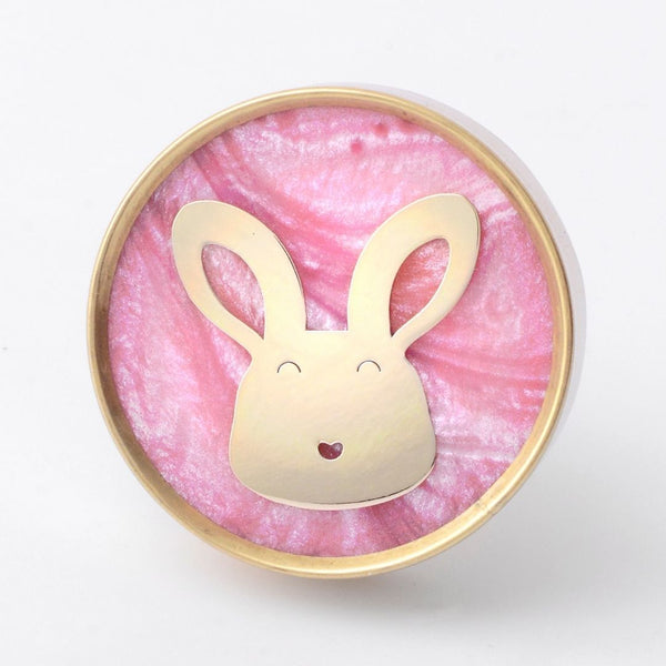 BRASS BUNNY KNOB