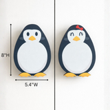 Penguin Wooden Cupboard / Drawer Handles for Kids