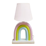 Rainbow Ceramic Table Lamp or Kids' Ceramic Rainbow Bedside Lamp | Pinch of Pretty