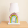 Rainbow Ceramic Table Lamp or Kids' Ceramic Rainbow Bedside Lamp | Pinch of Pretty