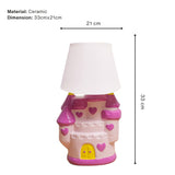 Princess Castle Ceramic Table Lamp | Pinch of Pretty