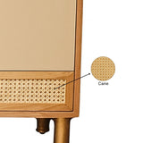 Oak Cane Storage Cabinet