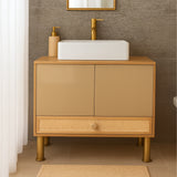 Oak Cane Storage Cabinet