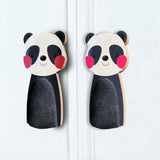 Panda Cupboard Handles with Fabric / Handcrafted Kids Room Hardware | Pinch of Pretty