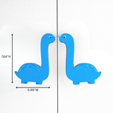Blue Dino Wooden Cupboard / Drawer Handles for Kids