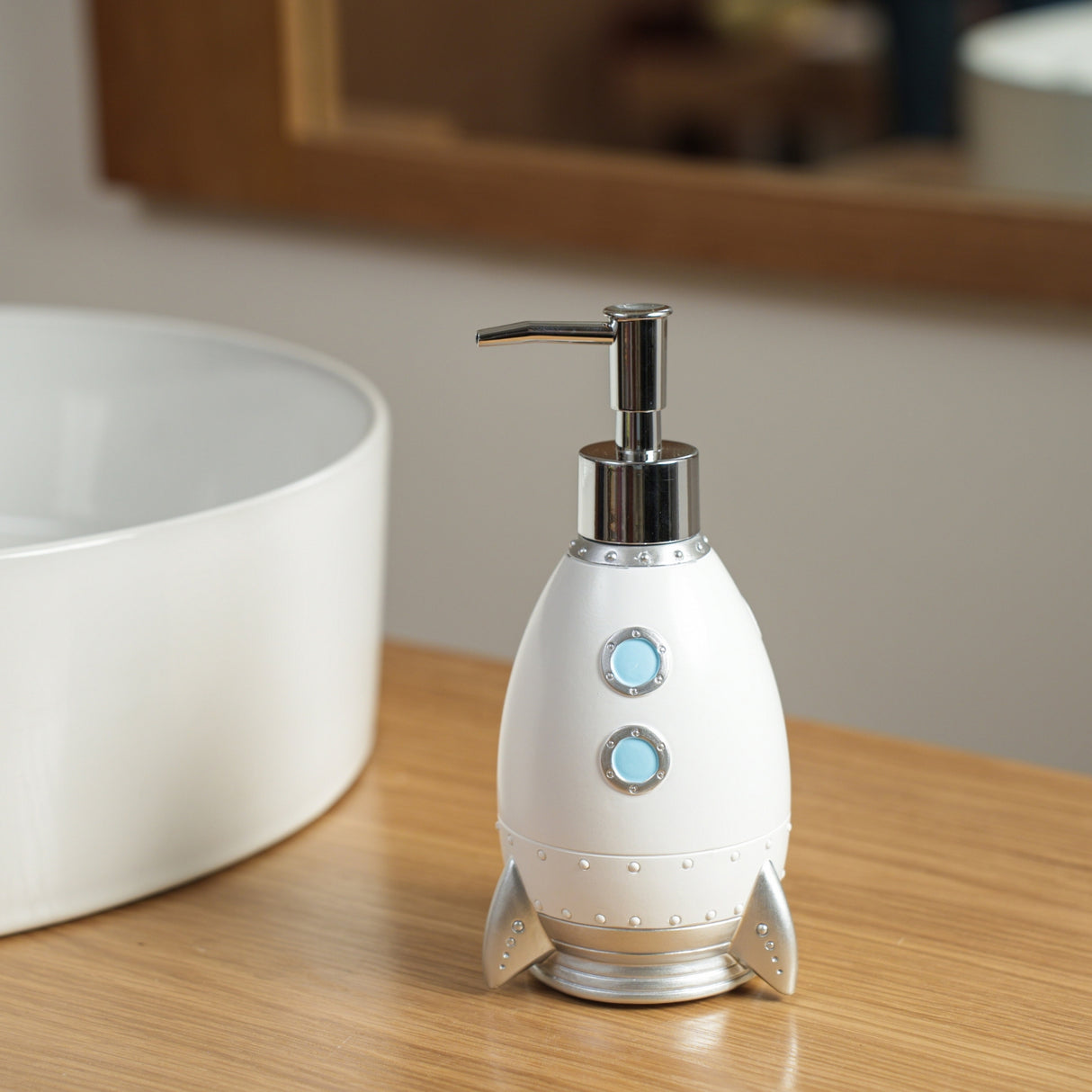 Rocket Soap Dispenser | Fun and Functional Bathroom Accessory | Pinch of Pretty
