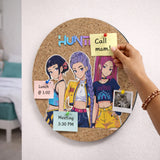 HUNTR/X Anime Cork Pin Board