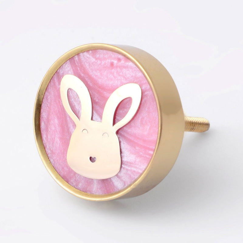 BRASS BUNNY KNOB