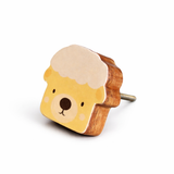 Sheep Wooden Drawer Knob– Handcrafted Kids Room Hardware | Pinch of Pretty