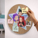 Best Friends Forever Star Cork Board