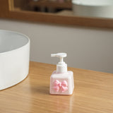Pink Bow Soap Dispenser – Elegant Polyresin Bathroom Accessory | Pinch of Pretty