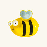 Buzzing Bee Heart Ceramic Plate – Handcrafted Honeybee Kids Dinnerware | Pinch of Pretty