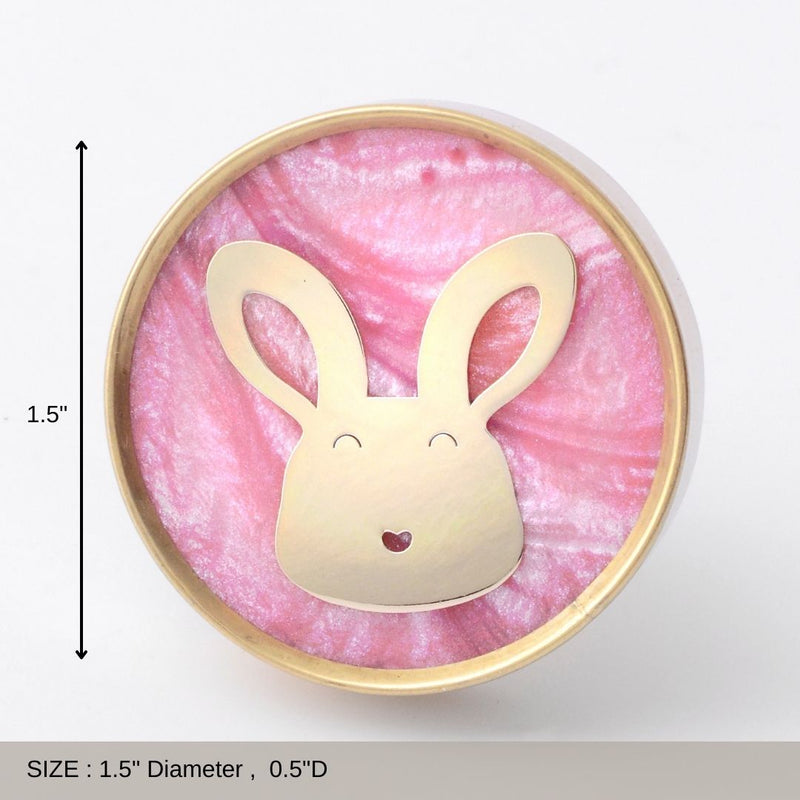 BRASS BUNNY KNOB
