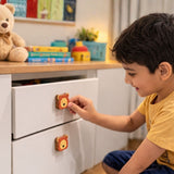 Lion Wooden Knob / Drawer Knob– Handcrafted Kids Room Hardware | Pinch of Pretty