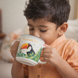 Toucan Bird Ceramic Mug– Handcrafted Wild Animal Kids Tableware | Pinch of Pretty