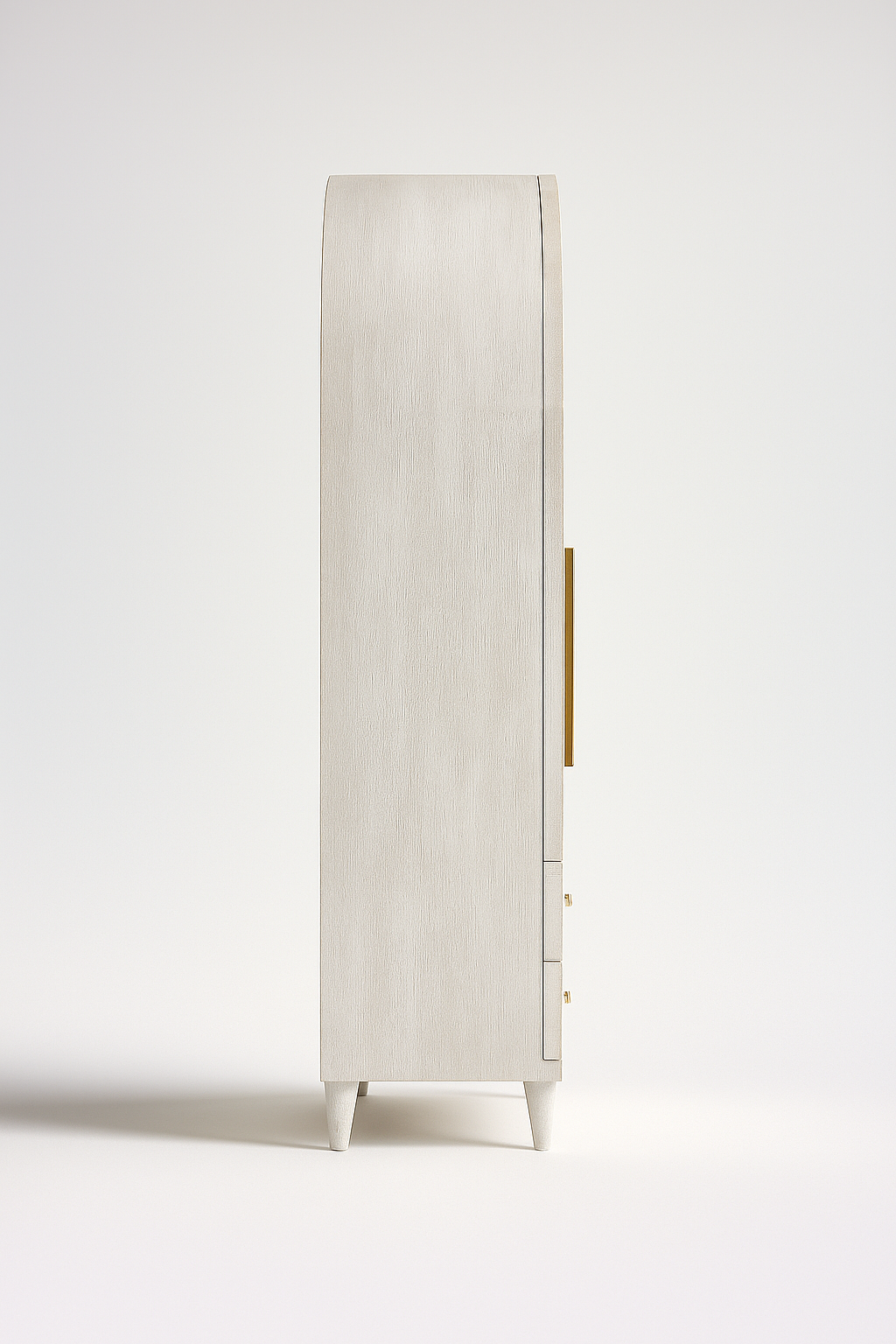 Cane Arch Wardrobe with Drawers