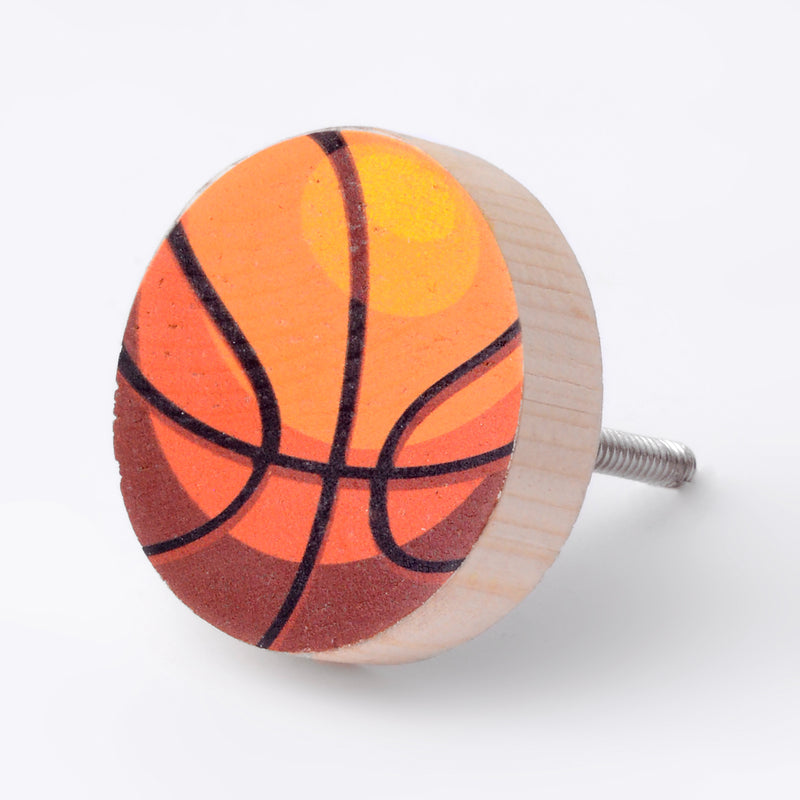 Basket Ball Pinewood Knob