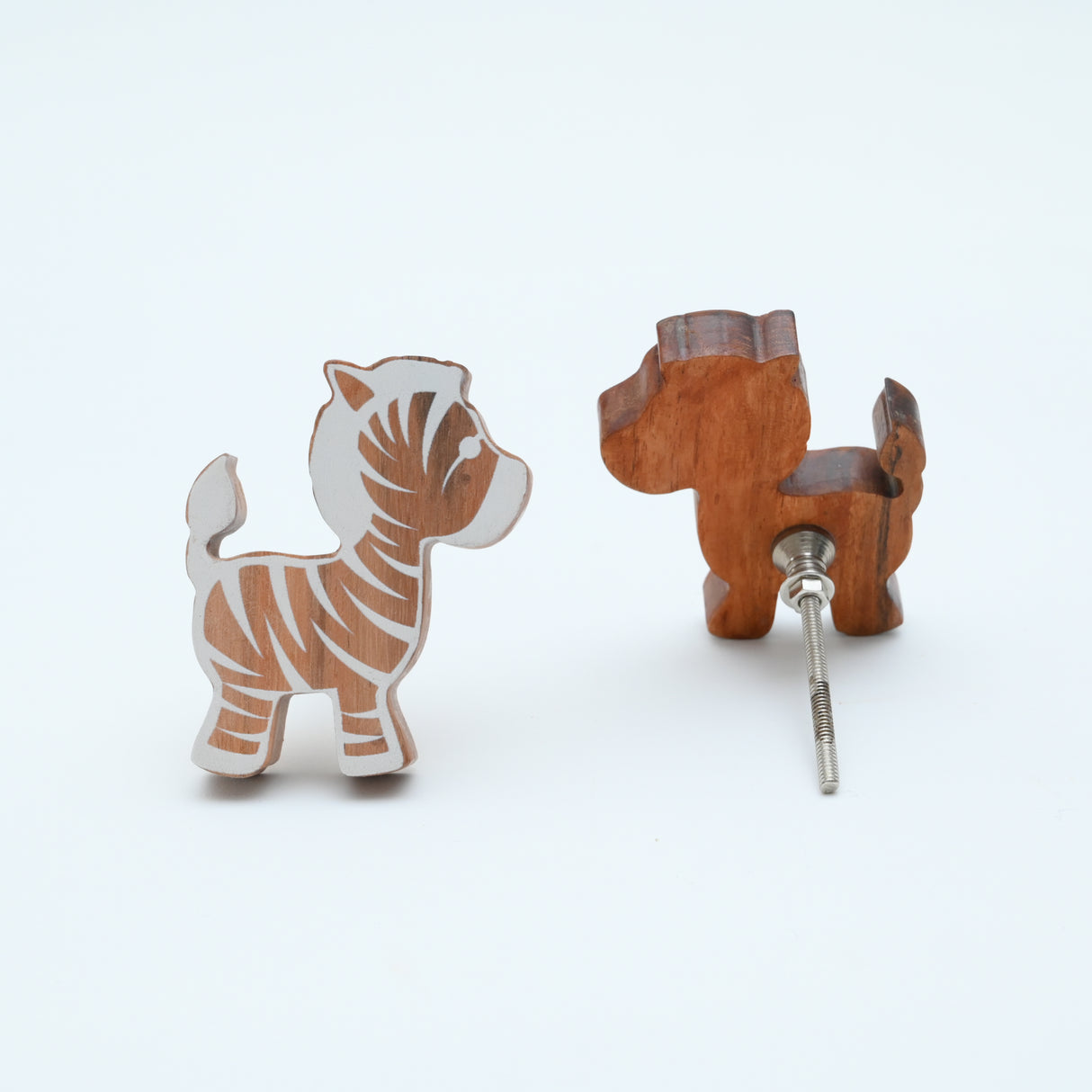 Zebra Knob Wooden / Drawer  Knob– Handcrafted Kids Room Hardware | Pinch of Pretty