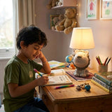 Whimsical Ceramic Lion Table Lamp | Pinch of Pretty