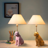 Pink Leopard & Yellow Leopard Lamp Combo