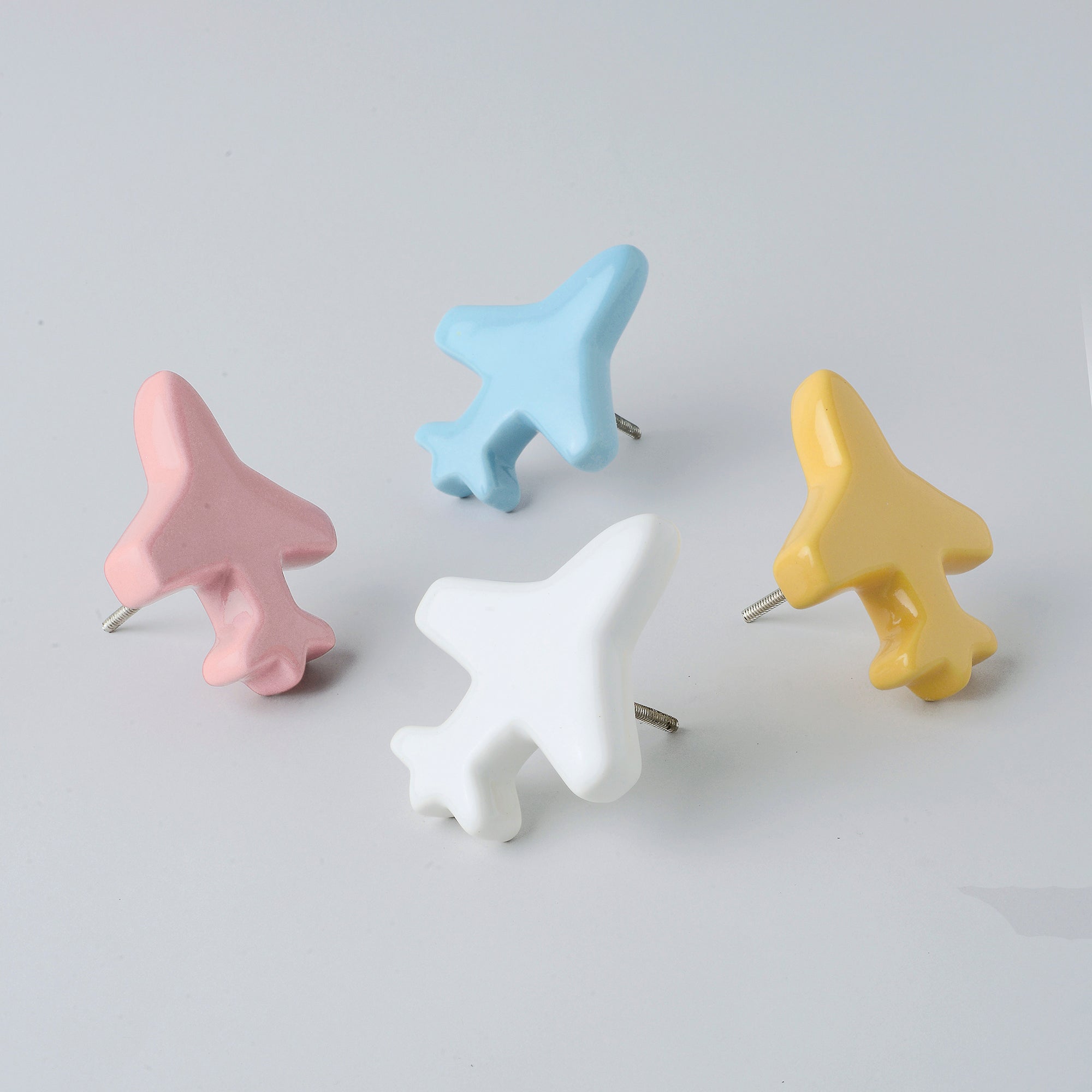 SkyHigh Adventure Aeroplane Knob for Kids' Room Decor Pinch of Pretty