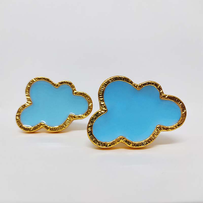 Brass Cloud Knob