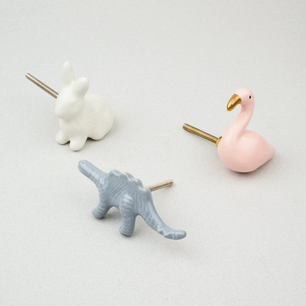 PACK OF 3 (RABBIT, FLAMINGO RIGHT-FACING, DINOSAUR)