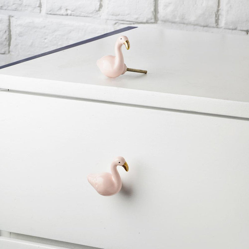 Pink Flamingo Knob