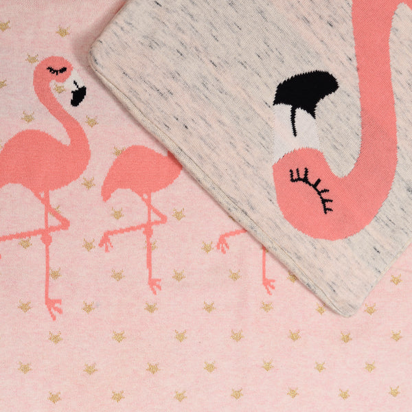 Pink Flamingo Blanket