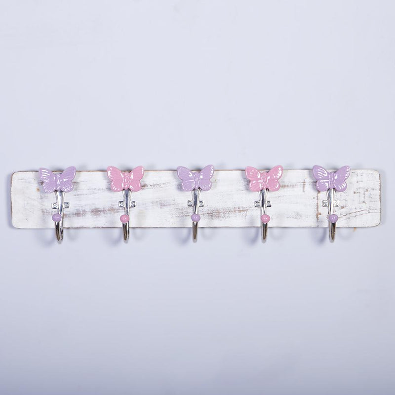 Pink & Lilac Butterfly Hook