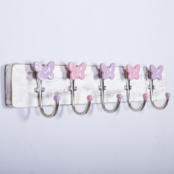 Pink & Lilac Butterfly Hook