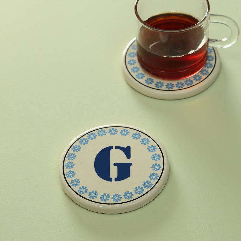 Monogram G coaster