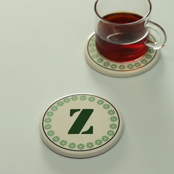 Monogram Z coaster