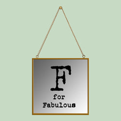 F for fabulous