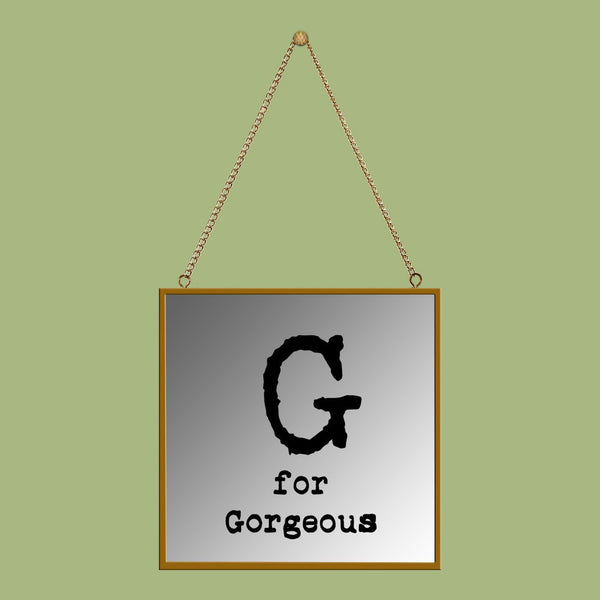 G for gorgeous