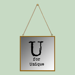 U for unique