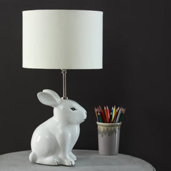 Snow ball rabbit lamp