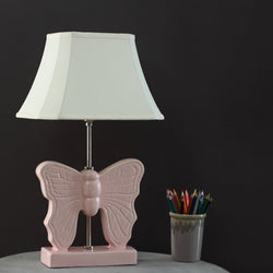 Pink winger butterfly lamp