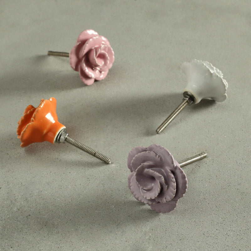 Blossom Flower Knobs (With Colour Variants)