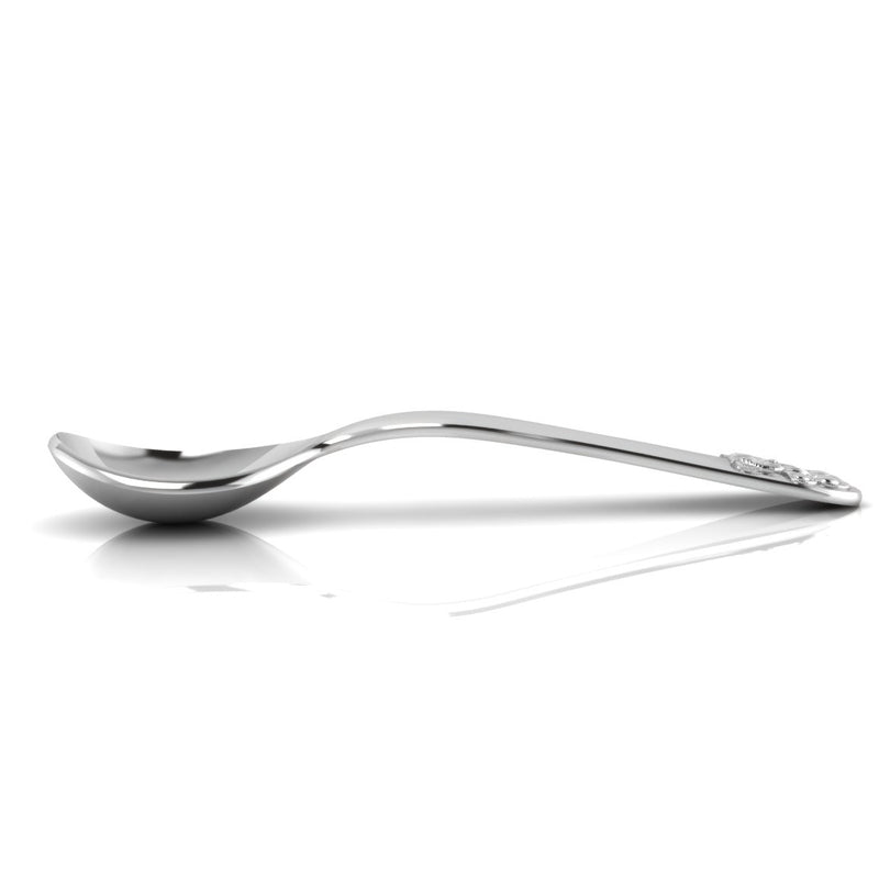 Silver Plated Spoon & Fork Set - Teddy bear